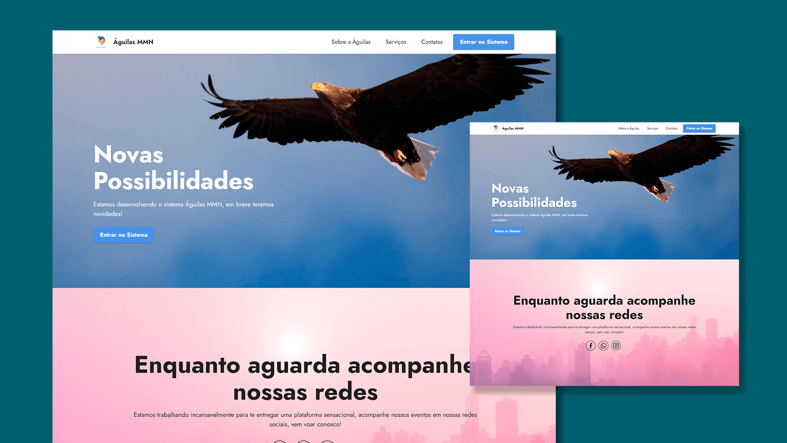 Mockup site Águila