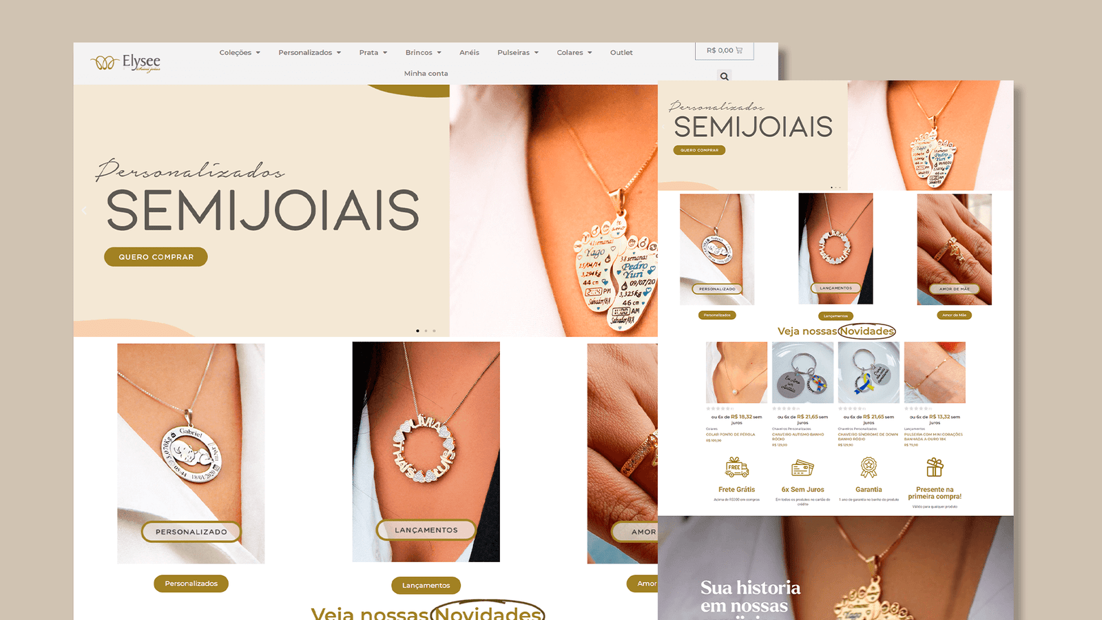 Mockup site Elysee